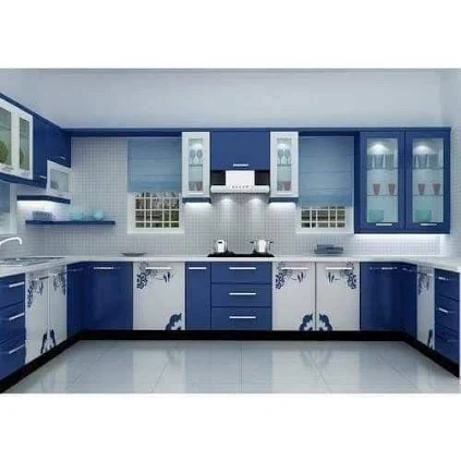 100 Pieces Modern Modular Kitchen Interior Set